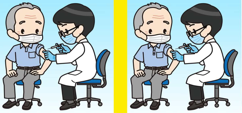 Chez le médecin : trois détails ont changé entre ces deux dessins, les voyez-vous ?